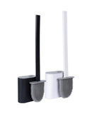 ASSORTED FLEXIBLE TOILET BRUSH W/ WALL MOUNT