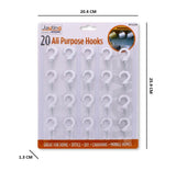 20PK ALL PURPOSE HOOK