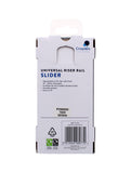 WHITE UNIVERSAL RAIL SLIDER CROYDEX