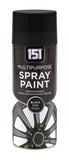151 400ML MULTIPURPOSE SPRAY PAINT W/ MATT FINISH BLACK
