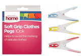 10PK ASSORTED SOFT GRIP GEL PEGS