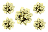 GOLD BRASS SHINE GIFT BOW 6.3CM