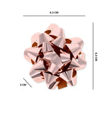 ROSE GOLD METALLIC SHINE GIFT BOW 6.3CM