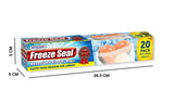 20PC ZIPPER FREEZER BAGS
