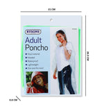 ADULT RAIN PONCHO