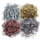 600 ASSORTED LOOM BANDS KIT-METALLIC COLOURS