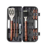 17PC GRILLING TOOL SET W/ DIGITAL TEMP FORK