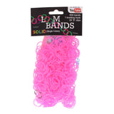 600 ASSORTED PCS LOOM BANDS SOLID SINGLE COLORS