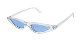 RITA SLIM CAT EYE BLUE SUNGLASSES