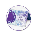 6 PC FELT DOILIES GLAM 3 COLOURS