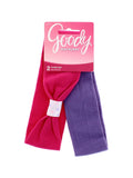 GOODY 2PC BOW HEADWRAPS