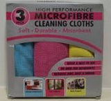 2PK MICROFIBRE CLEANING CLOTHS