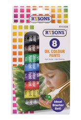 8 PCS OIL COLOUR PAINTS
