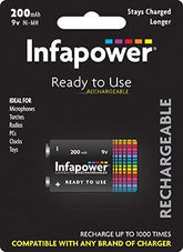 Infapower 9v 200mAh (1) Ni-Mh