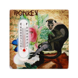 ASSORTED MONKEY DESIGN FRIDGE MAGNET THERMOMETER