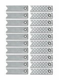 20 PC TAG EMBELLISHMENTS SILVER COMBO