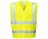 PORTWEST  TWO BAND VEST YELLOW 2XL/3XL