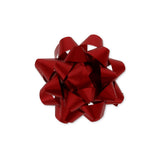 RED MATT SHINE GIFT BOW 6.3CM