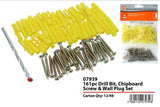 JAK DRILL BIT, CHIPBOARD SCREW & WALL PLUG SET