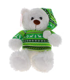 PLUSH XMAS BEAR WITH SWEATER SMALL