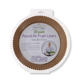 Rysons 20cm X 4.5cm Round Airfryer Liners 30 Pack