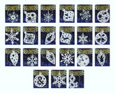 ASSORTED SHINY METAL HANGING DECORATION