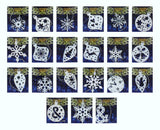 ASSORTED SHINY METAL HANGING DECORATION