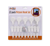 22PK PICTURE HOOK SET W/NAILS