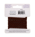 JEWELLERY / CRAFT CORD LIGHT BROWN