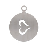 4PC ASSORTED STAINLESS STEEL COFFEE STENCILS