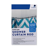 CROYDEX CHROME SHOWER CURTAIN ROD
