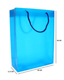 GIFT BAG PP LARGE ROPE HANDLED ROYAL BLUE