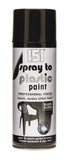 400ML SPRAY TO PLASTIC PAINT W/ BLACK GLOSS