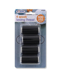 4PC SEWING THREAD BLACK & WHITE