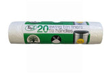 20PK SWING BIN LINERS 50 LITRES 90 X 120CM