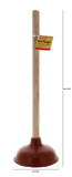 PLUNGER WITH WOODEN HANDLE