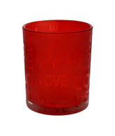 RED CANDLE HOLDER