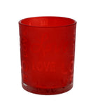 RED CANDLE HOLDER