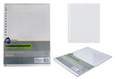 A4 PUNCHED REFILL LOOSE WRITING PAPER