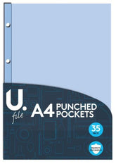 35PK A4 PUNCH POCKETS