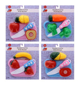 ASSORTED DESIGN SLICEABLE FOOD SET