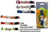 PET BUDDIES BOW CAT COLLAR APPROX. 30CM X 1CM