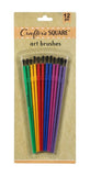 12PK COLOURED ARTIST BRUSHES