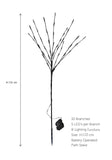 50L INDOOR BLACK LED TREE