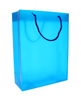 GIFT BAG PP LARGE ROPE HANDLED ROYAL BLUE