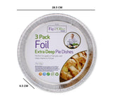 Rysons Extra Deep Foil Pie Dishes 3 Pack