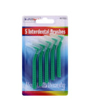 5 INTERDENTAL BRUSHES GREEN