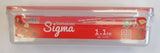 MAX HOUSE WARES 1.1L SIGMA RECTANGLE CLIP LOCK CONTAINER RED AND WHITE