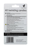 40 TWINKLING CANDLES