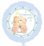 FOREVER FRIENDS-A CHRISTENING WISH FOIL BALLOON